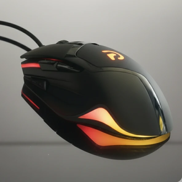 Trio - G402 Siyah RGB Gaming Mouse | Kablolu Oyuncu Faresi - Resim 2