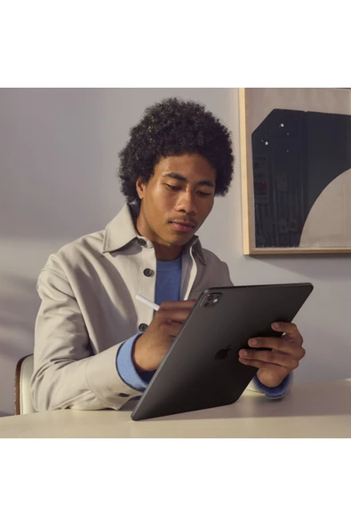 iPad Pro 7. Nesil Wi-Fi Nano Texture Cam 1 TB 11" MWR63TU/A Uzay Siyahı Tablet - Resim 5
