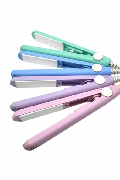 LitaeTrend Mini Düzleştirici Seramik Kaplama Seyahat Tipi Elektriklenme Karşıtı - Resim 4