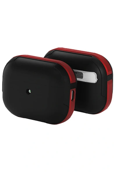 LitaeTrend Airpods Pro 2 (2.nesil) MO-A8 Armor Kılıf - Kırmızı ürün görseli 1