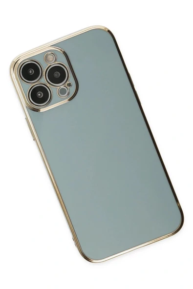 LitaeTrend iPhone 15 Pro Max Kılıf Volet Silikon - Açık Yeşil - Resim 3