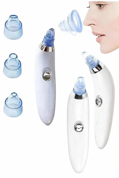 LitaeTrend Siyah Nokta Temizleme Cihazı 4 Başlıklı Vakumlu Pilli Ölü Deri Arındırma - Resim 5