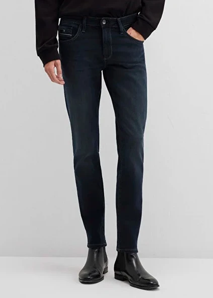 Mavi 0042426976 James Mavi Black Puslu Mürekkep Mavi Jean Pantolon Erkek Kot Pantolon ürün görseli