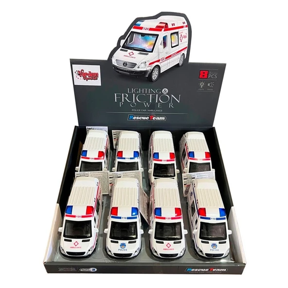 HT-7737 SURT IŞIKLI SESLİ AMBULANS POLİS ürün görseli