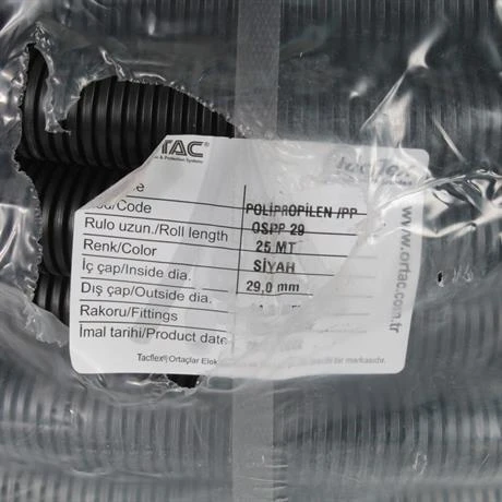 Ortaç Pg-29 Siyah Polıpropılen Spiral | OSPP-29 ürün görseli 1