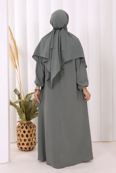 Sufleli Elbise Takım 6044 Mint - Resim 4