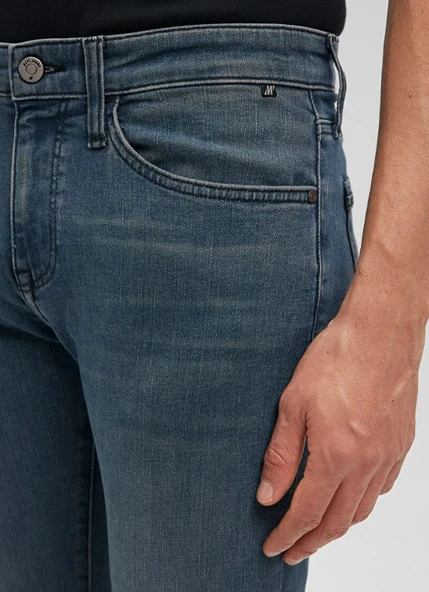 Mavi 0035185210 Marcus Mavi Pro Koyu Puslu Mavi Jean Pantolon Erkek Kot Pantolon - Resim 6