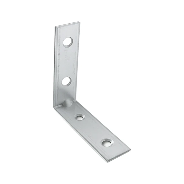 (25 ADET) Metal Köşebent 50x50x15 mm İnce L Demiri Gönye Mobilya Duvar Sabitleme Bağlantı Aparatı - Resim 6