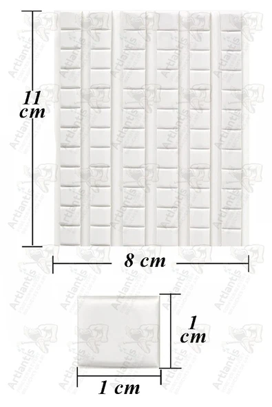 Hamur Yapıştırıcı Tack-it 50gr 1 Paket Silka 65 Parça Macun Sakız Yapıştırıcı Takıt Çerçeve Afiş Duvar İz Bırakmaz - Resim 2
