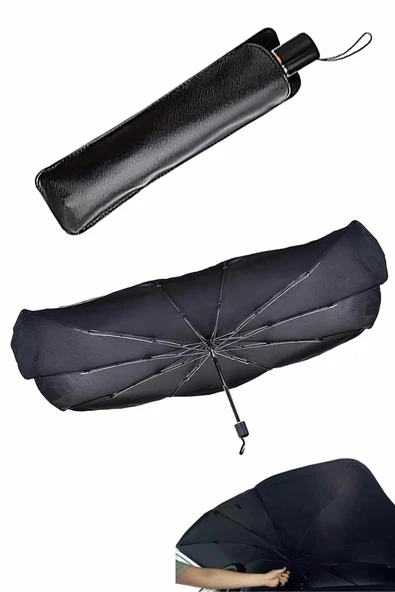 LitaeTrend Tüm Araçlar İçin Şemsiye Güneşlik Ön Cama Uygun Özel Kaplama - Resim 2