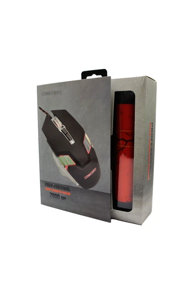 Store C-25 Mouse Pad 7200 DPI Gaming Mouse Uyumlu - Resim 3