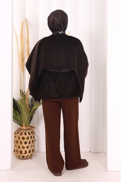 Atkı Detay Panço 70061 Kahverengi - Resim 4