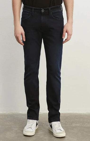 Mavi 0035186541 Marcus Pro Sport Mürekkep Mavi Jean Pantolon Erkek Kot Pantolon - Resim 4