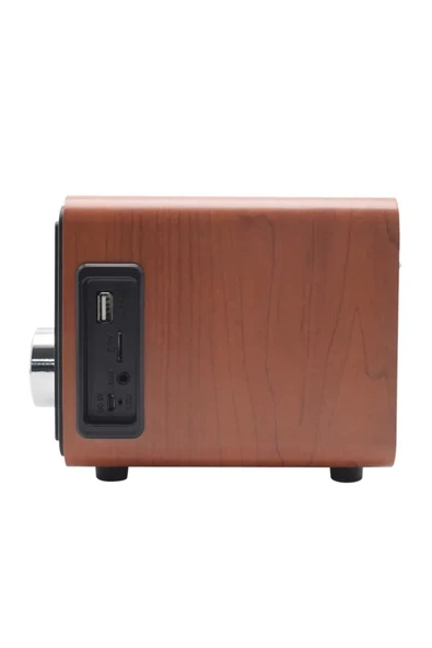 Concord NS-6606BT Nostaljik Radyo USB & TF & Aux Girişli Bluetooh Hoparlör - Resim 4