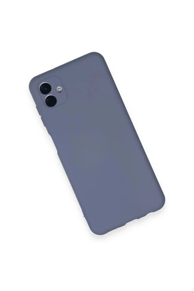 LitaeTrend Samsung Galaxy A04 Kılıf Nano içi Kadife Silikon - Gri - Resim 3