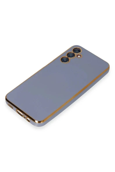 LitaeTrend Samsung Galaxy M14 5G Kılıf Volet Silikon - Mavi - Resim 4