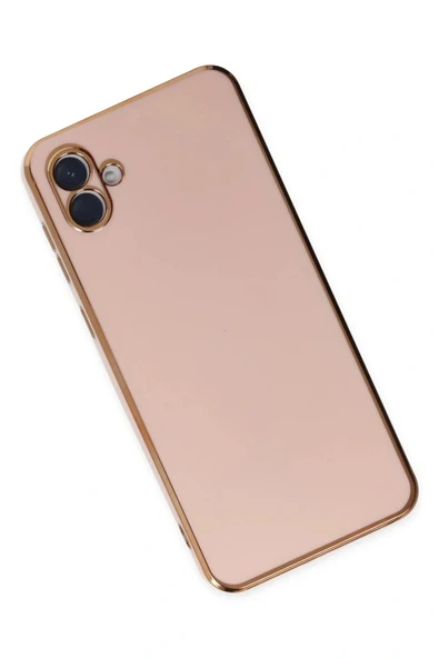 LitaeTrend Samsung Galaxy A04 Kılıf Volet Silikon - Pembe - Resim 3