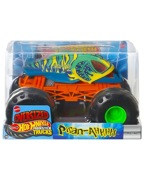 Hot Wheels Monster Trucks Oversized Piran Ahhhh Metal Araç JCC97 ürün görseli 1