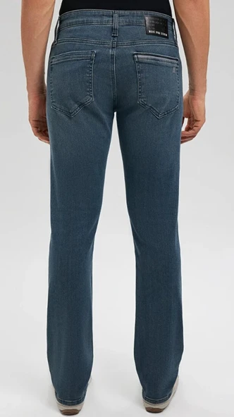 Mavi 0035185210 Marcus Mavi Pro Koyu Puslu Mavi Jean Pantolon Erkek Kot Pantolon - Resim 5