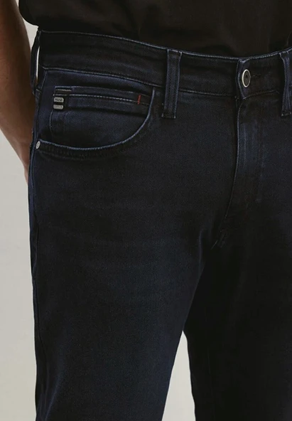 Mavi 0035186541 Marcus Pro Sport Mürekkep Mavi Jean Pantolon Erkek Kot Pantolon - Resim 7