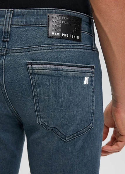 Mavi 0035185210 Marcus Mavi Pro Koyu Puslu Mavi Jean Pantolon Erkek Kot Pantolon - Resim 8
