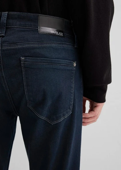 Mavi 0042426976 James Mavi Black Puslu Mürekkep Mavi Jean Pantolon Erkek Kot Pantolon - Resim 8