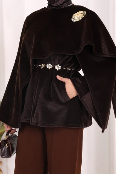 Atkı Detay Panço 70061 Kahverengi - Resim 6