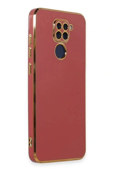 LitaeTrend Xiaomi Redmi Note 9 Kılıf Volet Silikon - Kırmızı - Resim 2