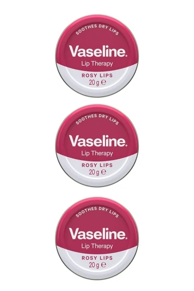 Lip Therapy Dudak Kremi Rosy Lips 20 gr x 3 adet ürün görseli