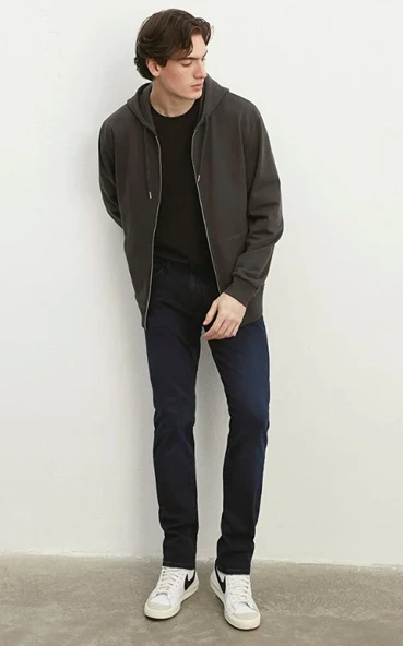 Mavi 0035186541 Marcus Pro Sport Mürekkep Mavi Jean Pantolon Erkek Kot Pantolon - Resim 2