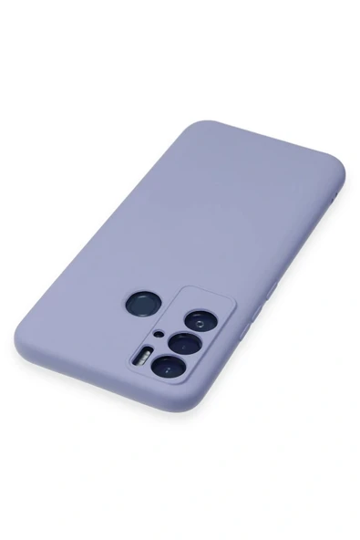 LitaeTrend Tecno Pova Neo Kılıf Nano içi Kadife Silikon - Lila - Resim 4