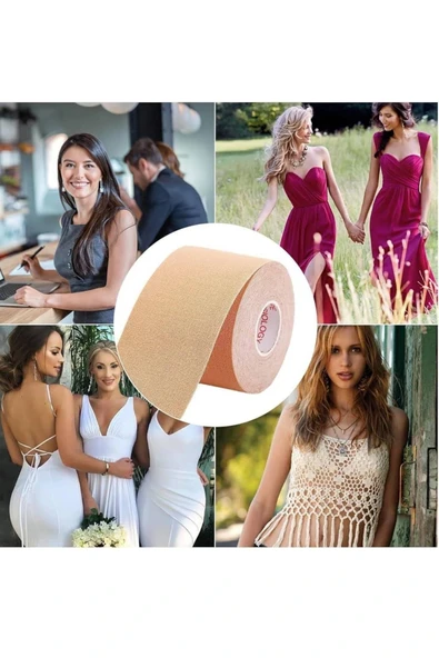 LitaeTrend Toparlayıcı ve Şekillendirici Göğüs Bandı Tere ve Suya Dayanıklı Hassas Ciltlere Uygun - Resim 3