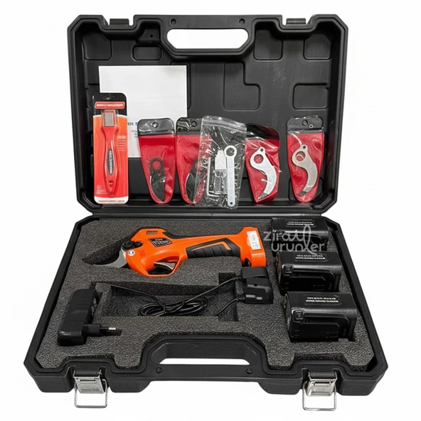 Bartech SC-8608 32mm Sensörlü Akülü Budama Makası 16.8V 4Ah 3 Akülü - Resim 3