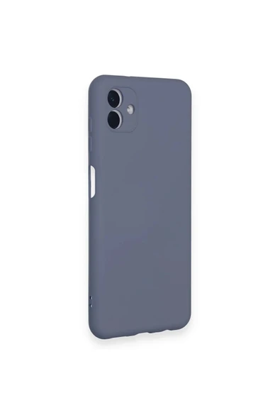 LitaeTrend Samsung Galaxy A04 Kılıf Nano içi Kadife Silikon - Gri - Resim 2