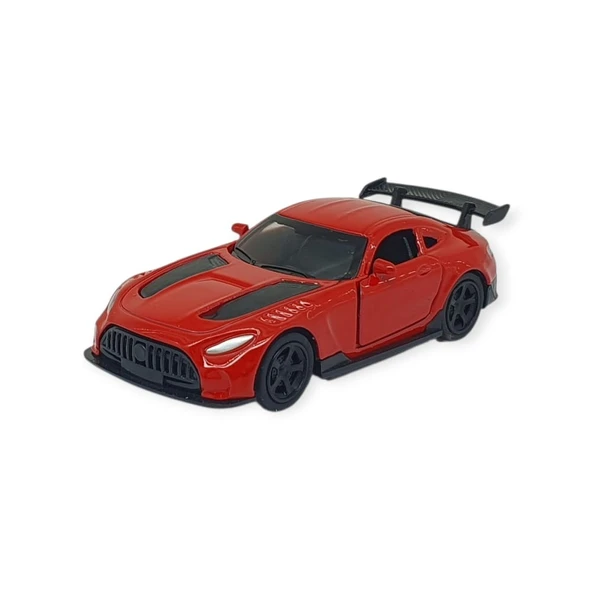 Çek Bırak Metal Küçük Arabalar 8 cm - 6411A-15 - Kırmızı ürün görseli