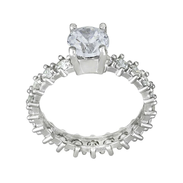 Altın Tamtur Tektaş Yüzük T076777 ürün görseli 1