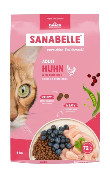 Sanabelle Taze Kümes Hayvanlı Yetişkin Kedi Maması 8 Kg ürün görseli 1