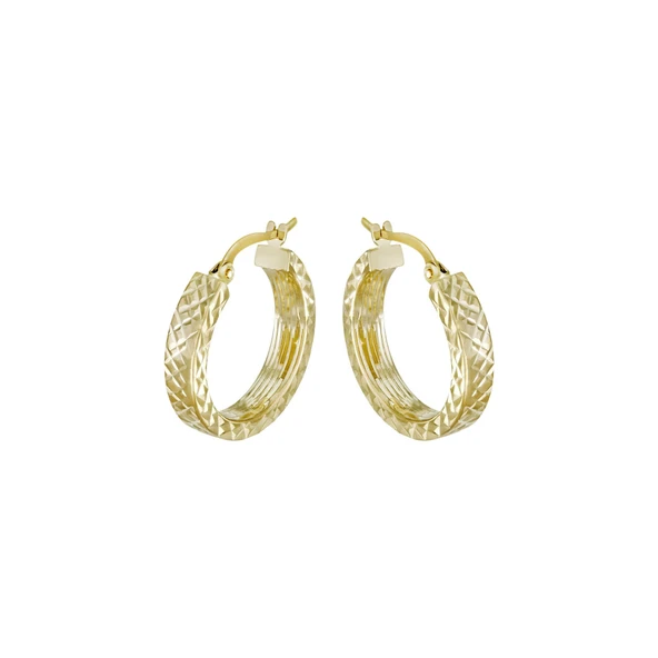 Altın Halka Küpe T075456 ürün görseli 1