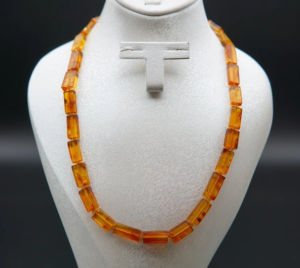 Damla Kehribar Kolye sk000136 ürün görseli 1