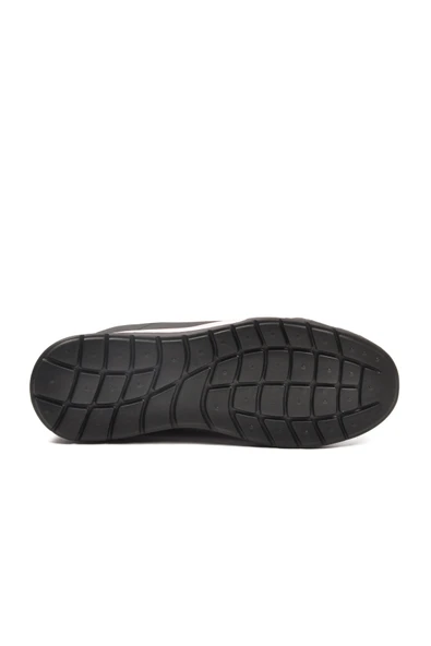 Walkway Siyah Kırmızı Lastik Bağcıklı Hafif Esnek Erkek Spor Ayakkabı Kaif 2323 M - Resim 5