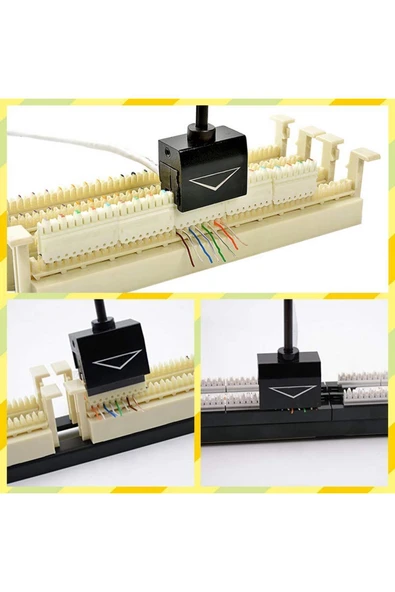 110 IDC Patch Panel Telefon Modülü Ağ için 5 Çift RJ45 Delme Aleti ürün görseli 1