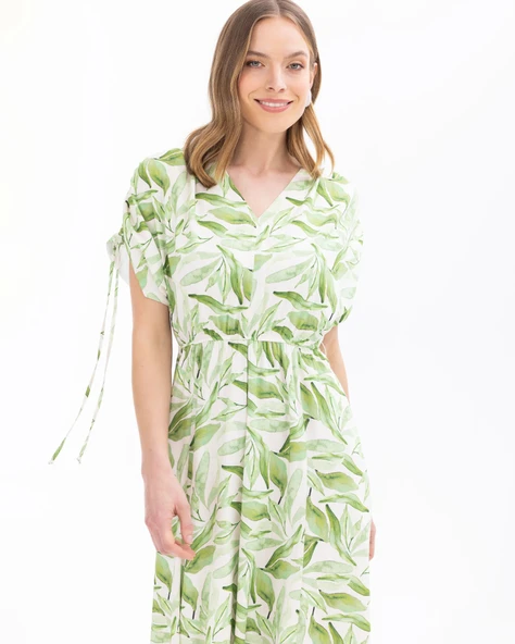 10002411310024 SEÇİL GÜNLÜK ELBİSE - Resim 5