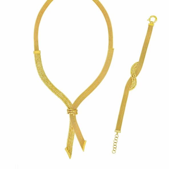 Altın İkili Set T075105-T071611 ürün görseli 1