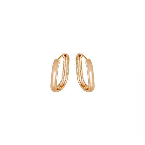 Altın Kare Küpe T075937 ürün görseli 1