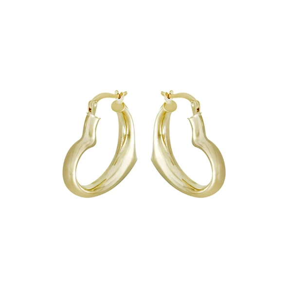 Altın Kalp Küpe T075425 ürün görseli 1