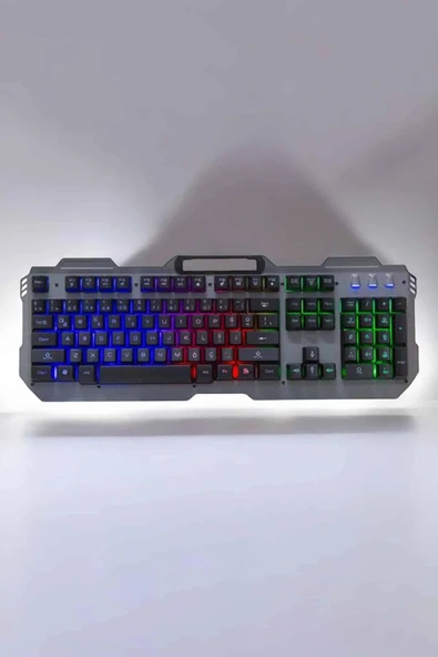 LitaeTrend Oyuncu Klavyesi Q Klavye RGB Işıklı Mouse Hediyeli - Resim 2