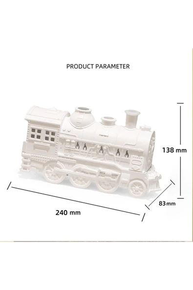 APWIKOGER Tren Hava Nemlendirici Hafif Ultrasonik Aromaterapi Difüzörleri Sis Makinesi Koku Esansiyel Yağ A... - Resim 4