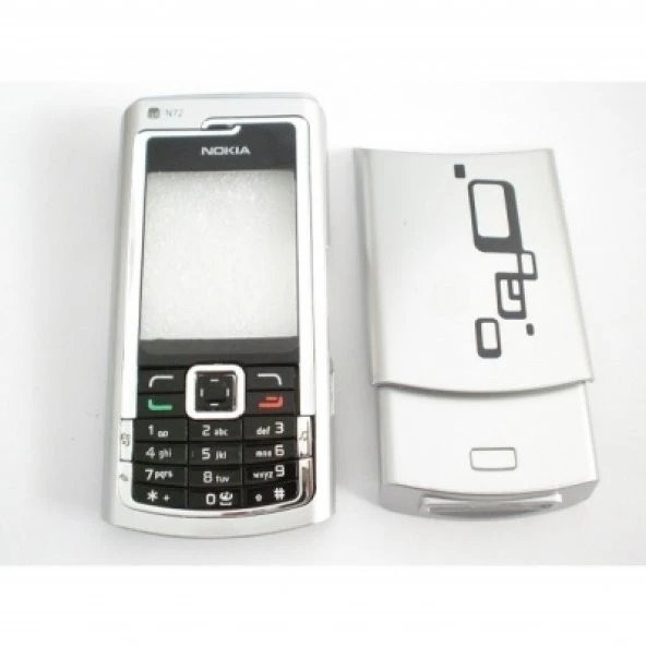 Nokia N72 Telefon Kapağı (Gri) ürün görseli