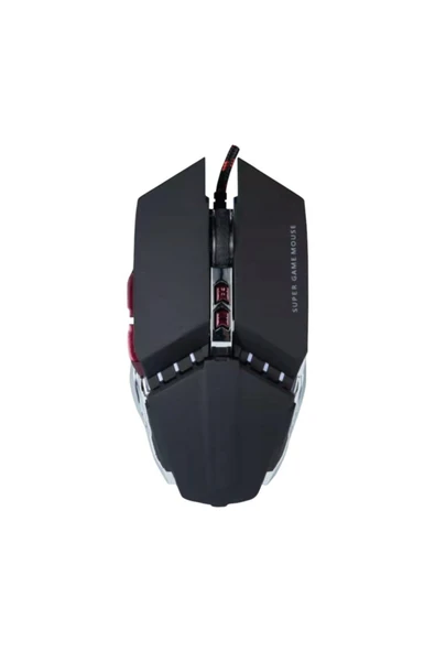 Concord C-23 Kablolu Metal Kasa 7200 Dpı Rgb Işıklı Oyuncu Mouse ürün görseli 1