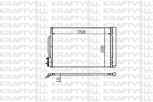 Opel Klima Radyatoru İnsignia B 15> Otomatık / Manuel - Kraftvoll 08060238 ürün görseli 1